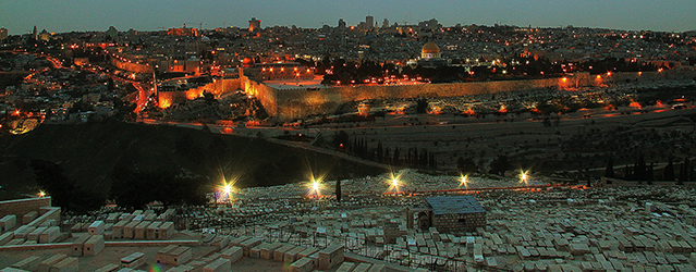 Mt of Olives at Dusk